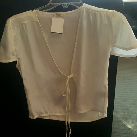 💕Brandy Melville Leesa Silky Top