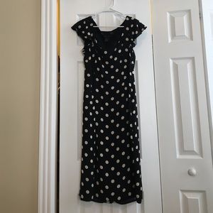 The Limited Black and white polka dot dress