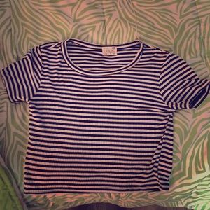 LA Hearts Striped Tee