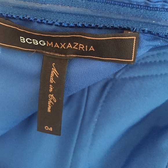 BCBG Cobalt peplum cocktail dress - Picture 3 of 4