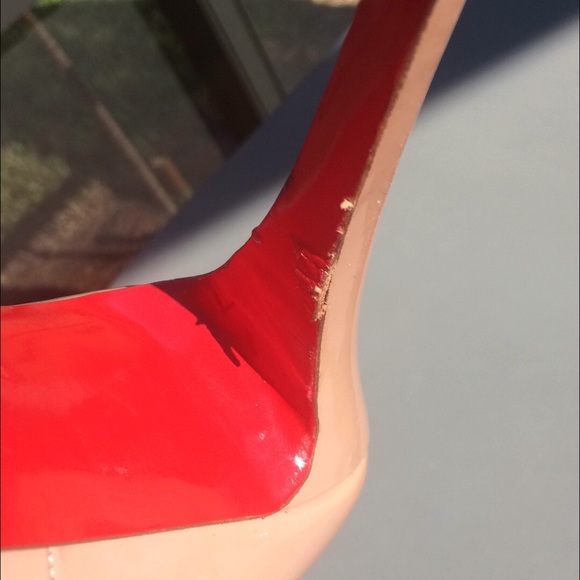SOLD - Christian louboutin "very prive" nude 42 - Picture 4 of 4