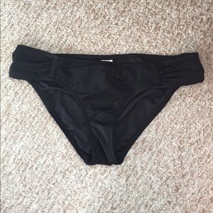 New J.Crew black bikini bottom. Never been worn.