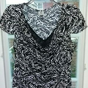 Black & white top