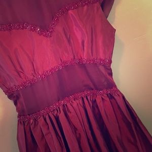 Custom Made Lady in Red Dress