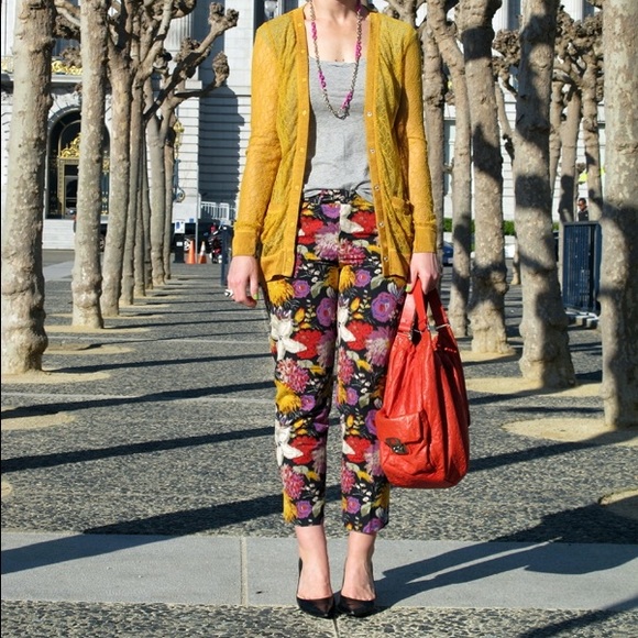 Rodarte for Target Sweaters - Rodarte for Target mustard lace cardigan Rodarte for Target Sweaters - Rodarte for Target mustard lace cardigan