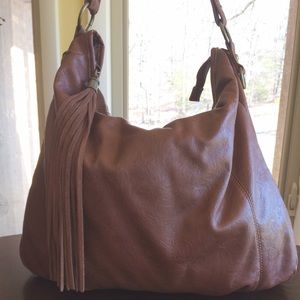 Express Boho-Style Cognac Handbag