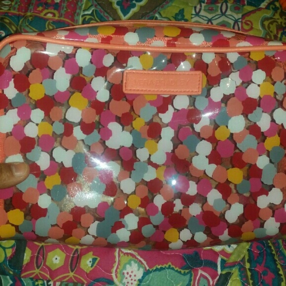 Large vera bradley make up bag