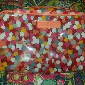 Large vera bradley make up bag