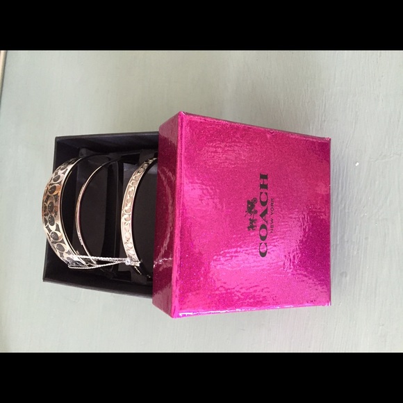 Coach bangle set