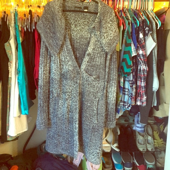 Long Gray sweater