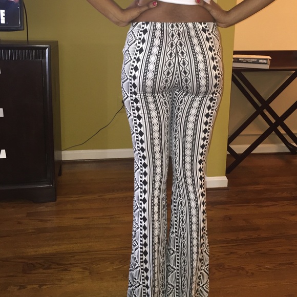 Black and white pants
