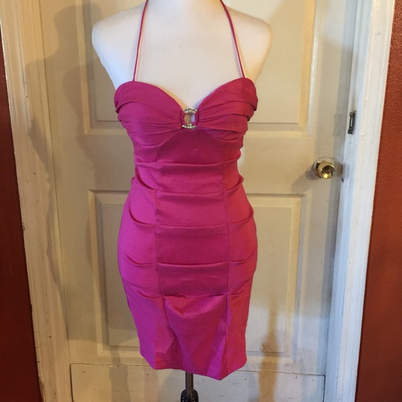 BEBE pink dress