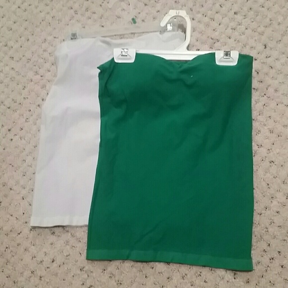 Stretchy tube or tanks. Selling both together.