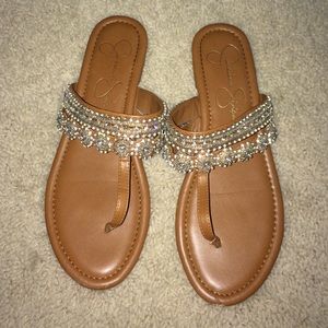 Jessica Simpson slip on sandals