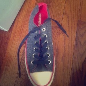 Blue and Pink Converse