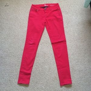 Red Skinny Jeans
