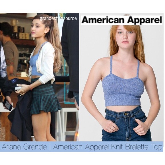 Knit bralette top