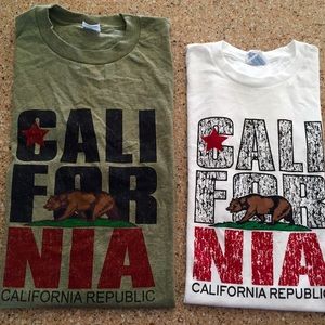 Two California T-Shirts for Men