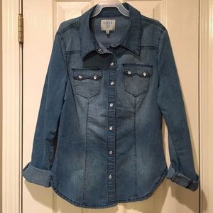 Love Culture chambray shirt.