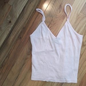 Never before worn topshop croptop- light pink
