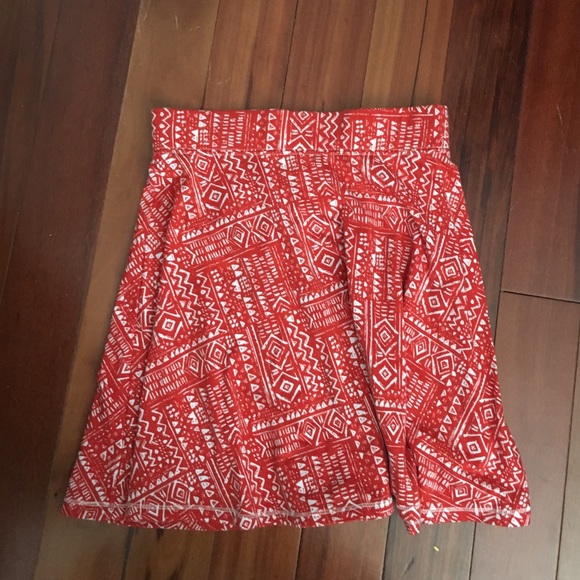 Geo print skater skirt - Picture 1 of 1