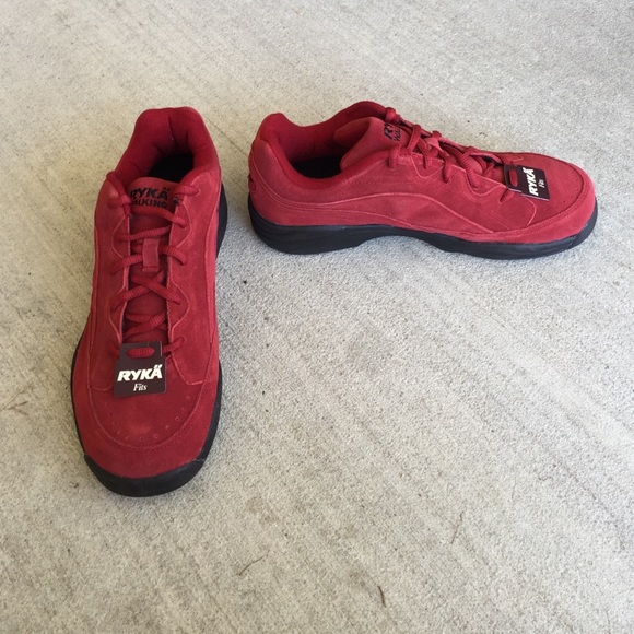 Red Ryka walking shoes size 9w