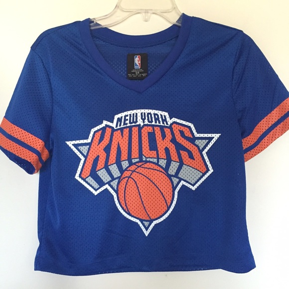 New York Knicks Jersey Crop Top