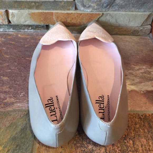 Georgina Goodman Luella flats gray pink 37 / 7 - Picture 2 of 4