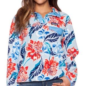 Floral Patagonia Synchilla Women's Large