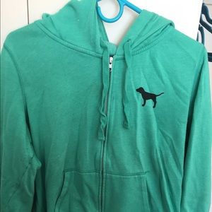Cute spring color zip hoodie