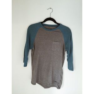 Mens Quarter Sleeve Baseball Tee