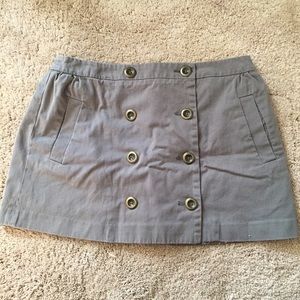 Johnnie b Green Military Style Skirt