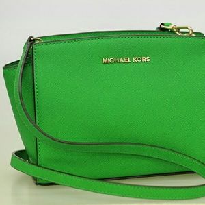 MICHAEL KORS Selma Leather Medium Messenger Bag