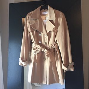 Calvin Klein Trench Coat Size XL