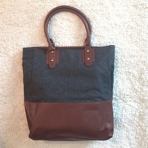 Merona Shoulder Bag Grey/Brown