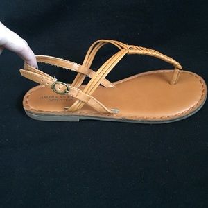 American eagle tan sandals