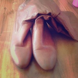 Brown Leather Upper boots Women's