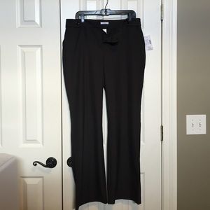 Dress pants. Dark grey.