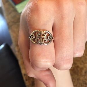 James Avery scroll ring