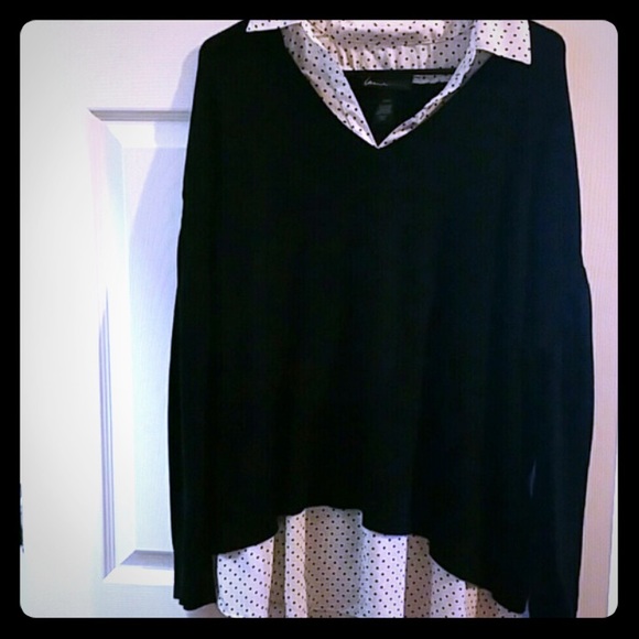 Lane Bryant ~ 2 in 1 Casual Sweater Top