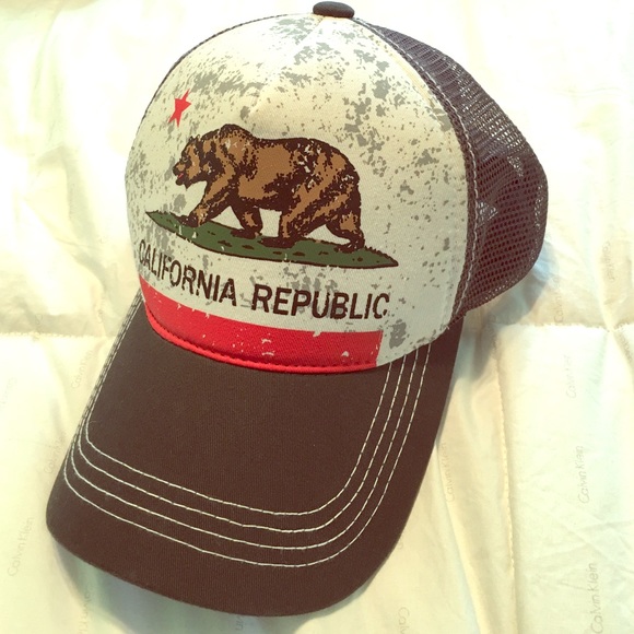 California Republic trucker hat