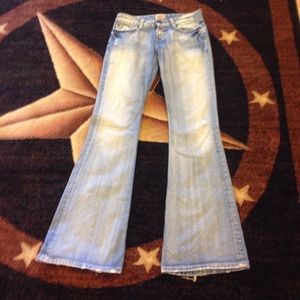 BKE star low rise flare jeans 100% cotton