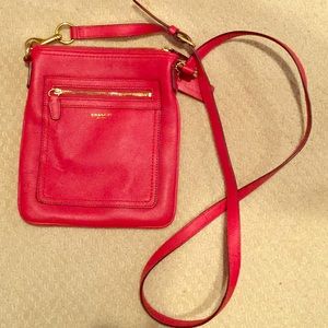 Red Coach cross body purse