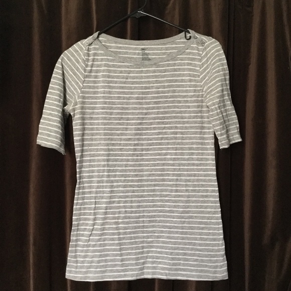 Gap 3/4 Sleeve Striped Shirt