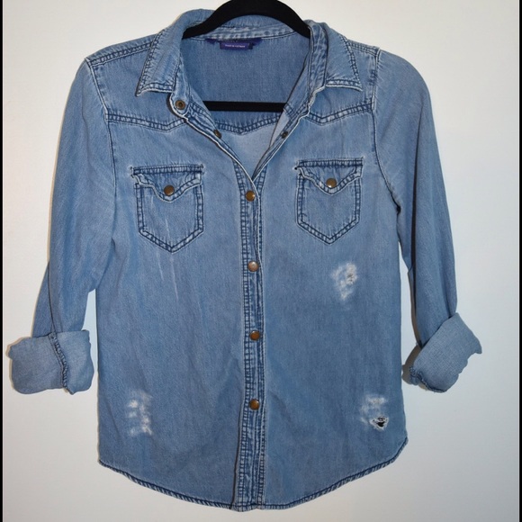 Denim shirt