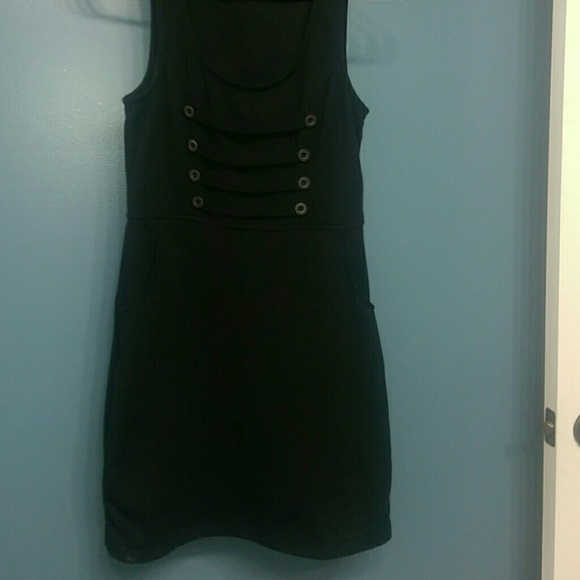 Black Pocketed Charlotte Russe Dress