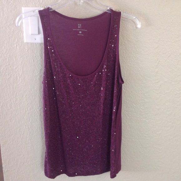 NYC Sequined Tank Top