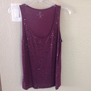 NYC Sequined Tank Top