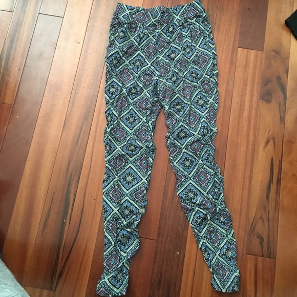 Geo print jogger pant
