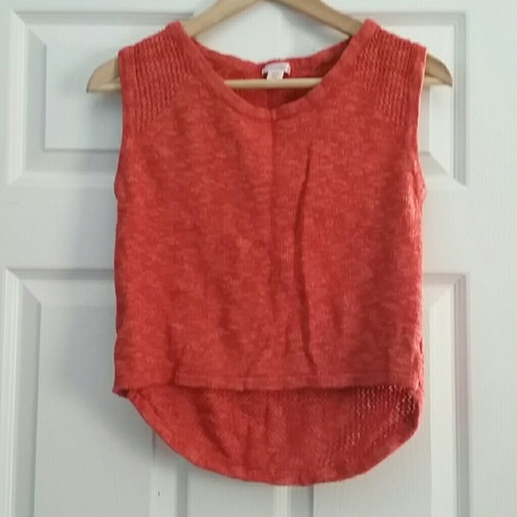 Exhilaration  Tops - GONE 2/24/17 Exhilaration Knit Crop Top sz Medium